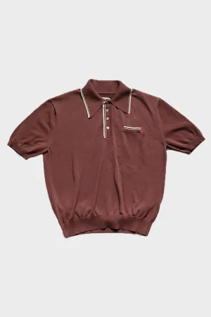 14G Knit CAROL Polo - Engine Red