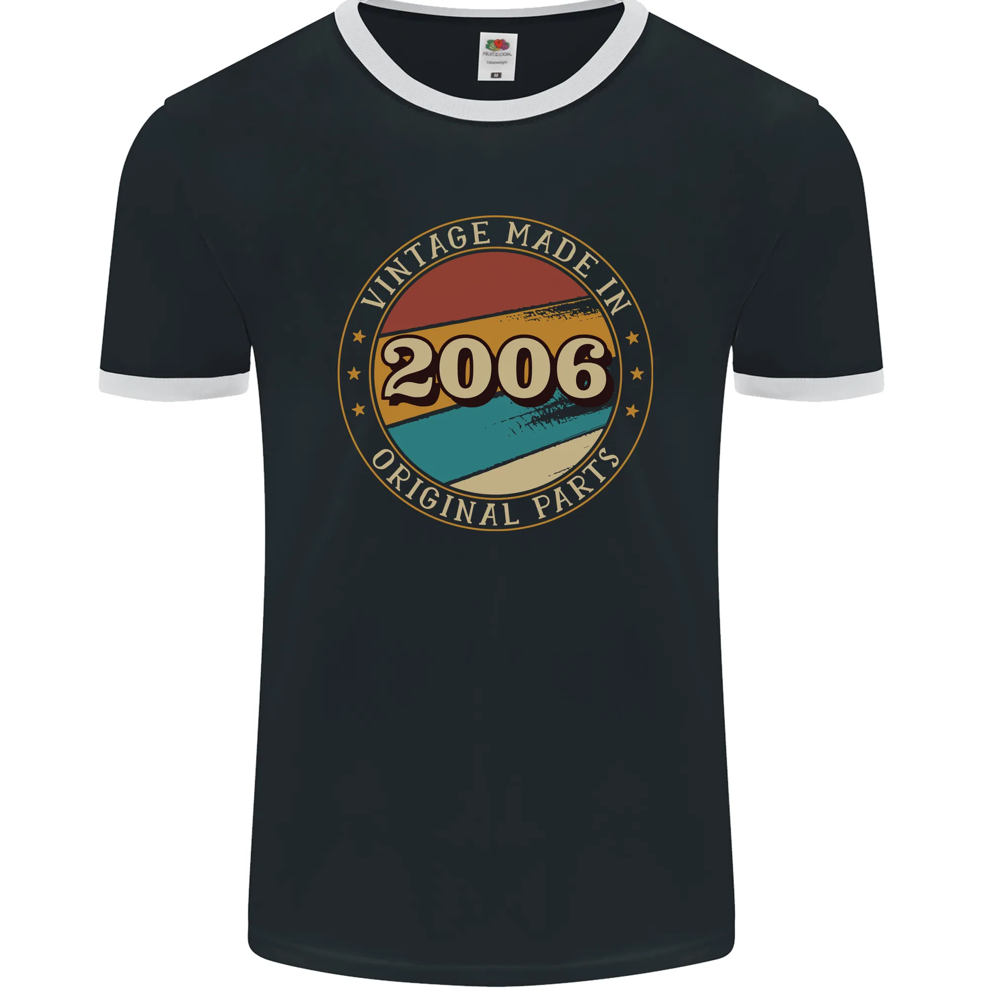 18th Birthday  Vintage Made In 2006 Mens Ringer T-Shirt FotL