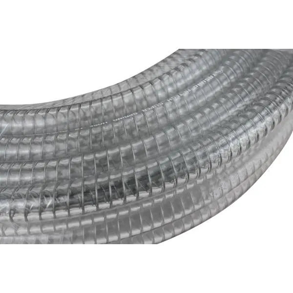 20m Clear Spring Hose - Per Roll