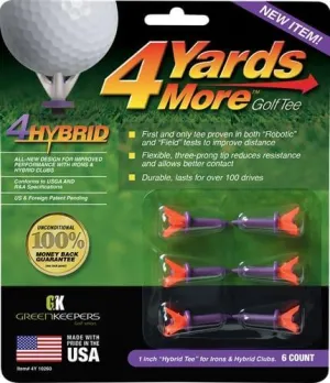 4 Yards More Standard Tees 4 Pack 1"