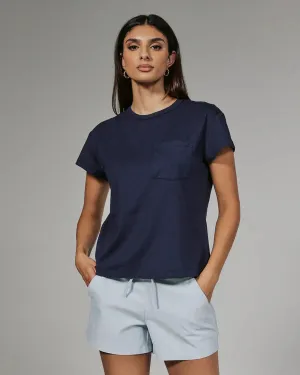 7Diamonds Relaxed Pocket Tee Navy