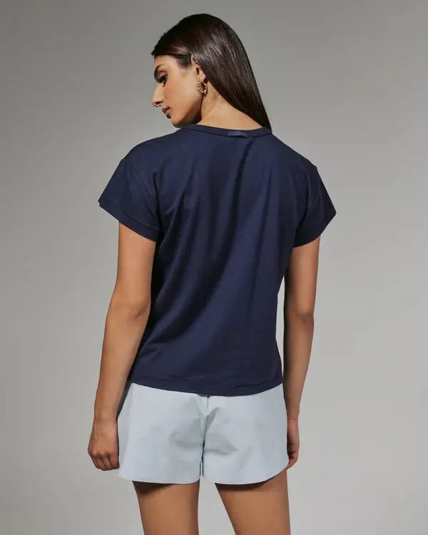 7Diamonds Relaxed Pocket Tee Navy