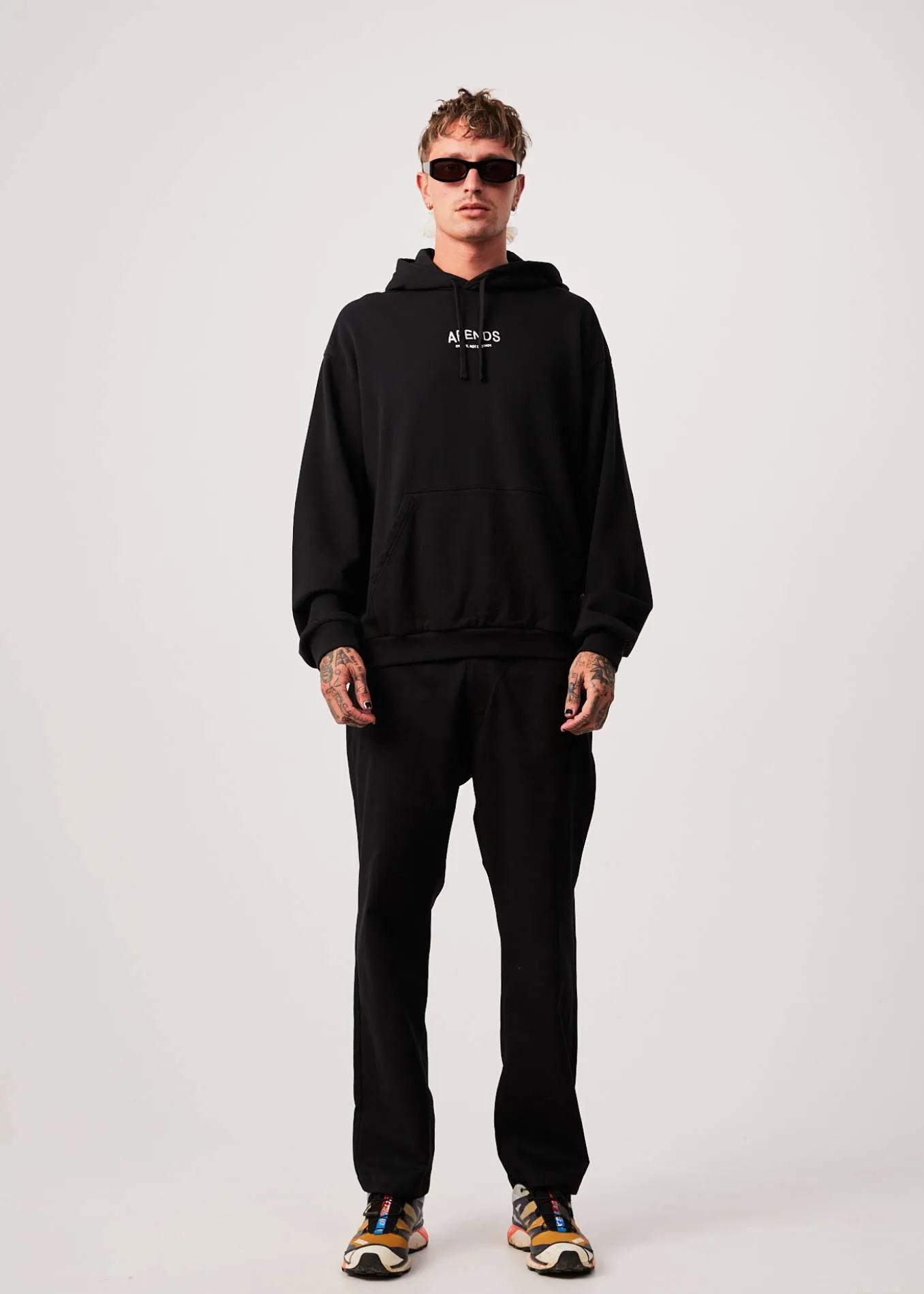 AFENDS Mens Spaced - Hoodie - Black