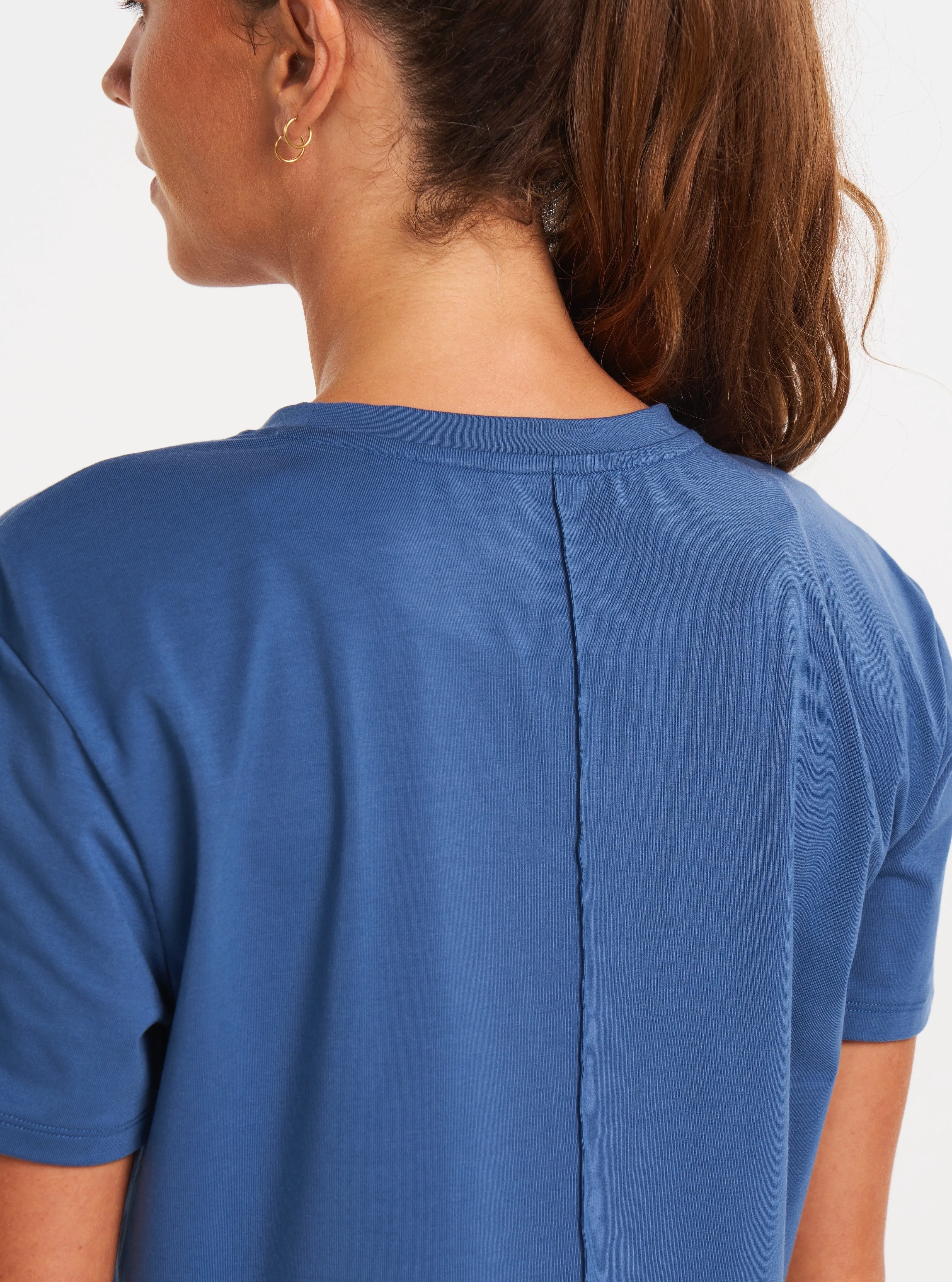 ALSPRT Pintuck Tee - Blue