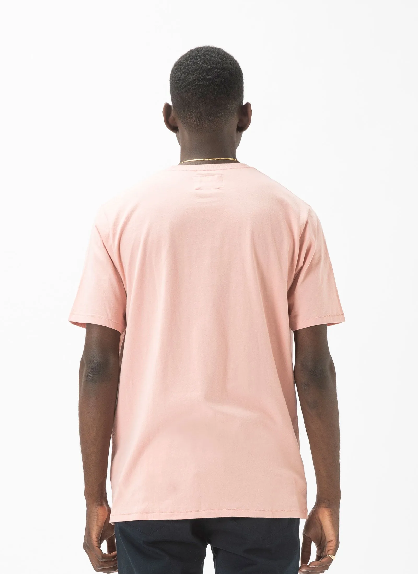 Badge Tee Dusty Pink