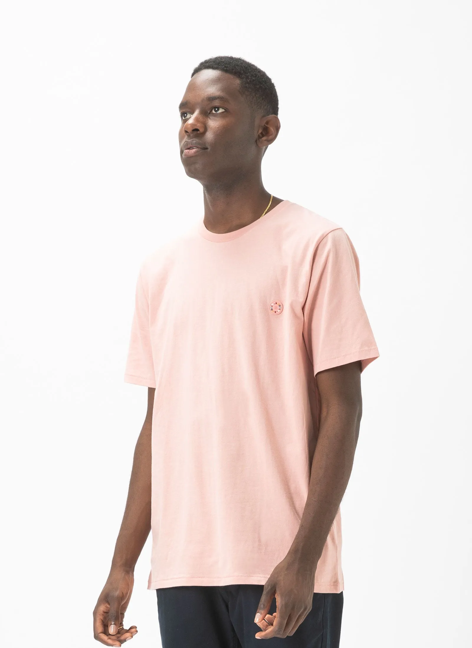 Badge Tee Dusty Pink