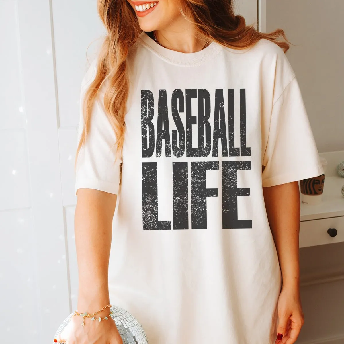 Baseball Life Comfort Color Tee