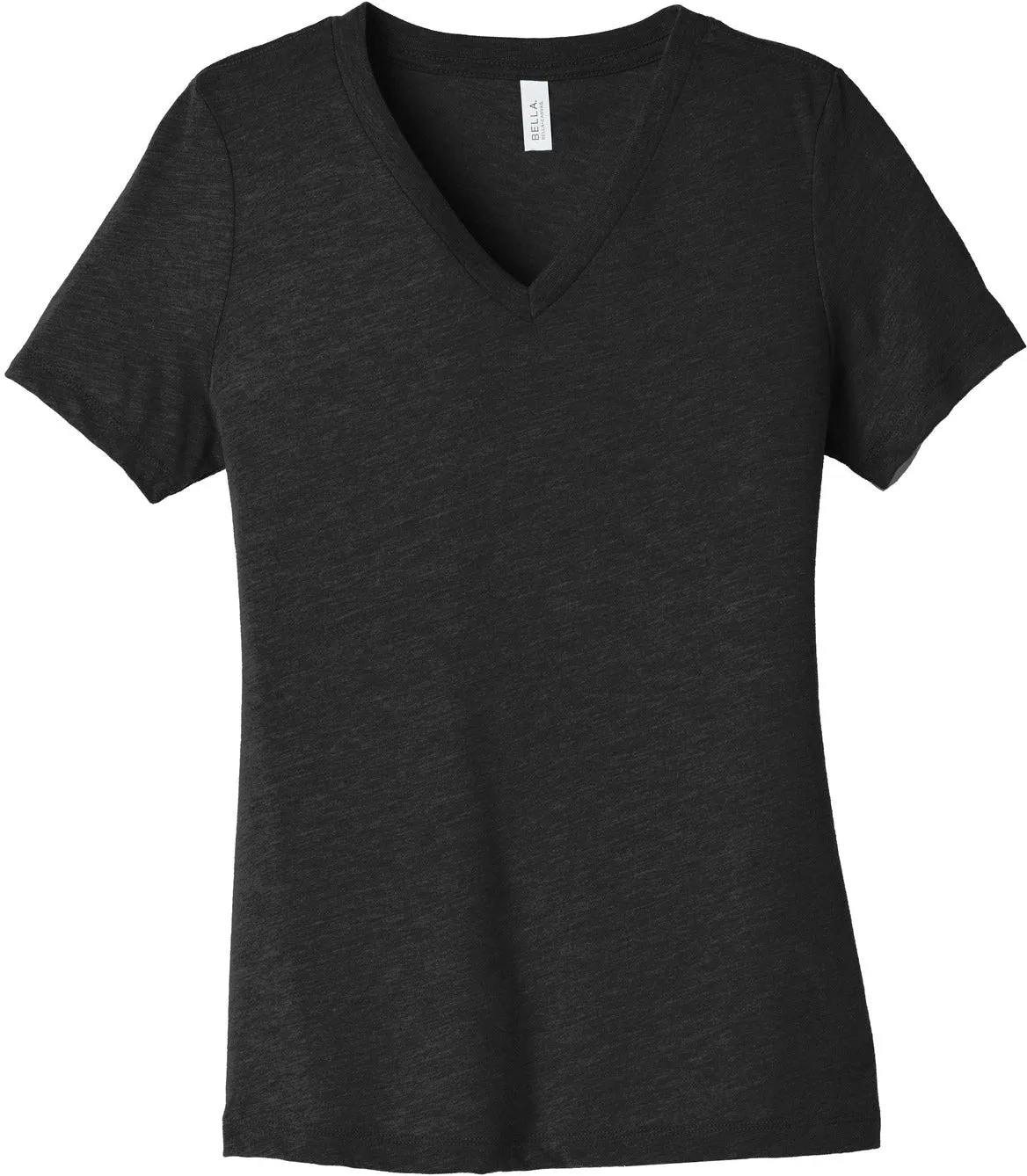 Bella Canvas Ladies Relaxed Heather CVC V-Neck Tee