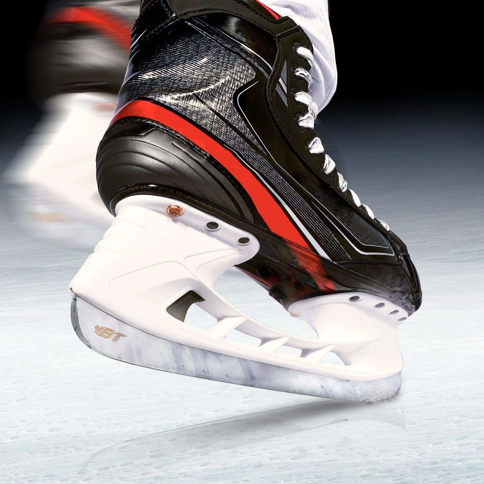 Bladetech Hockey Mirrored Stainless Steel High Performance Flexible Skate Blades