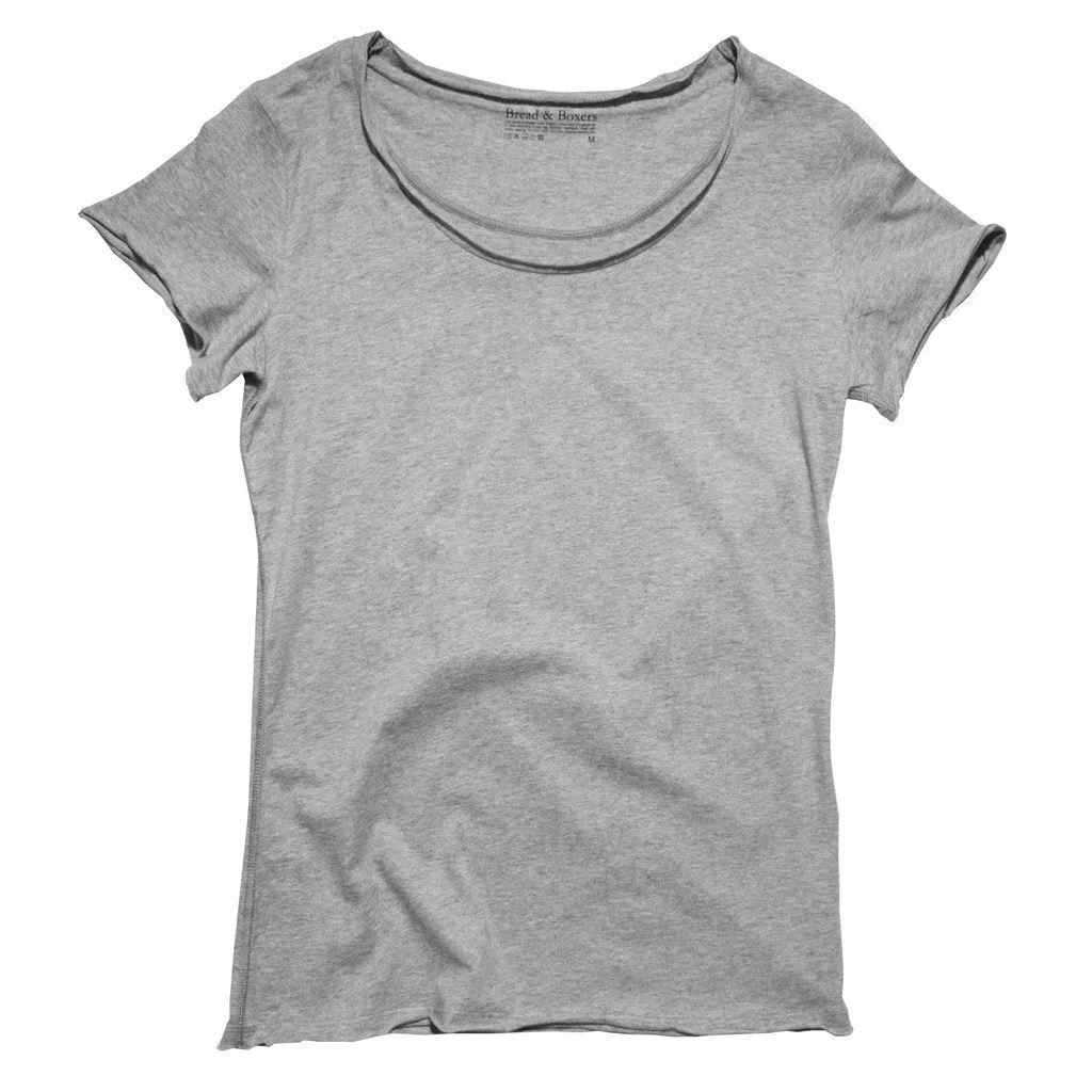 Bread & Boxers Relaxed Women's Underwear Crew-Neck | GREY