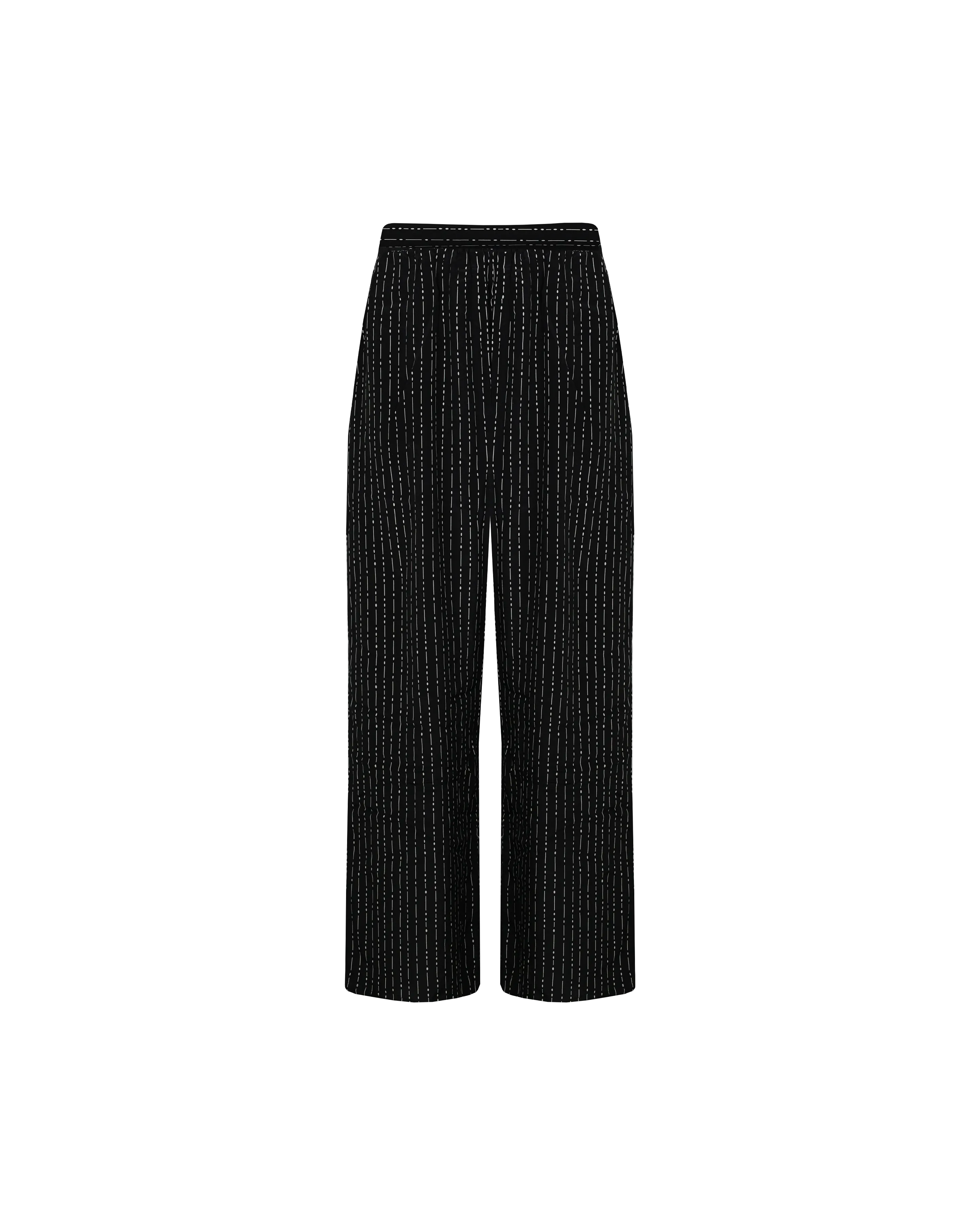 CAMERON SILK PANT BLACK BAMBOO