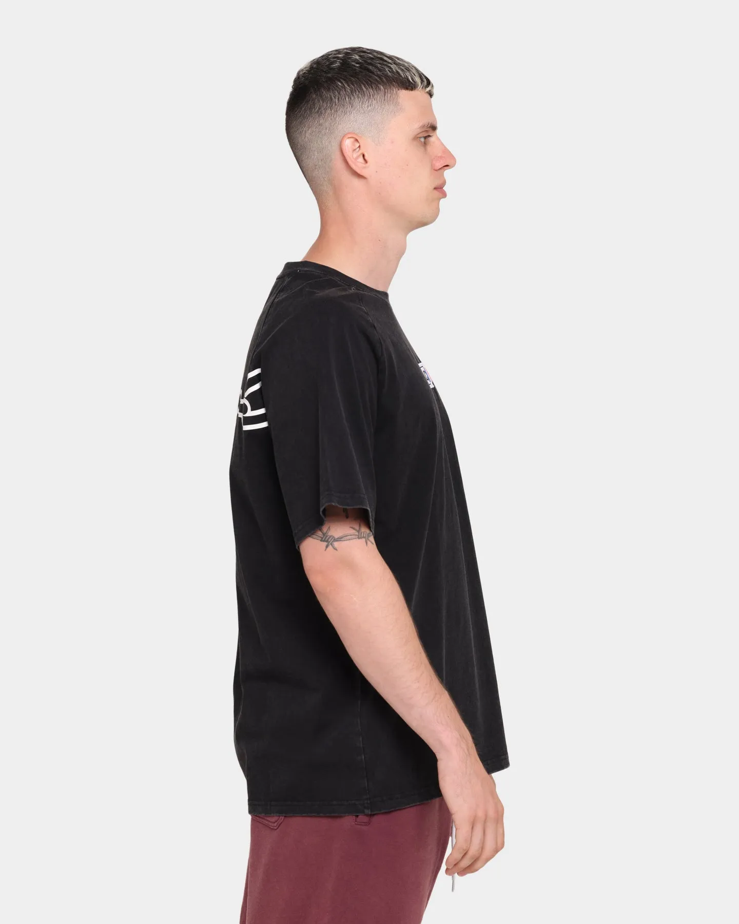 Carré PC Wash Double Up Short Sleeve T-Shirt Washed Black