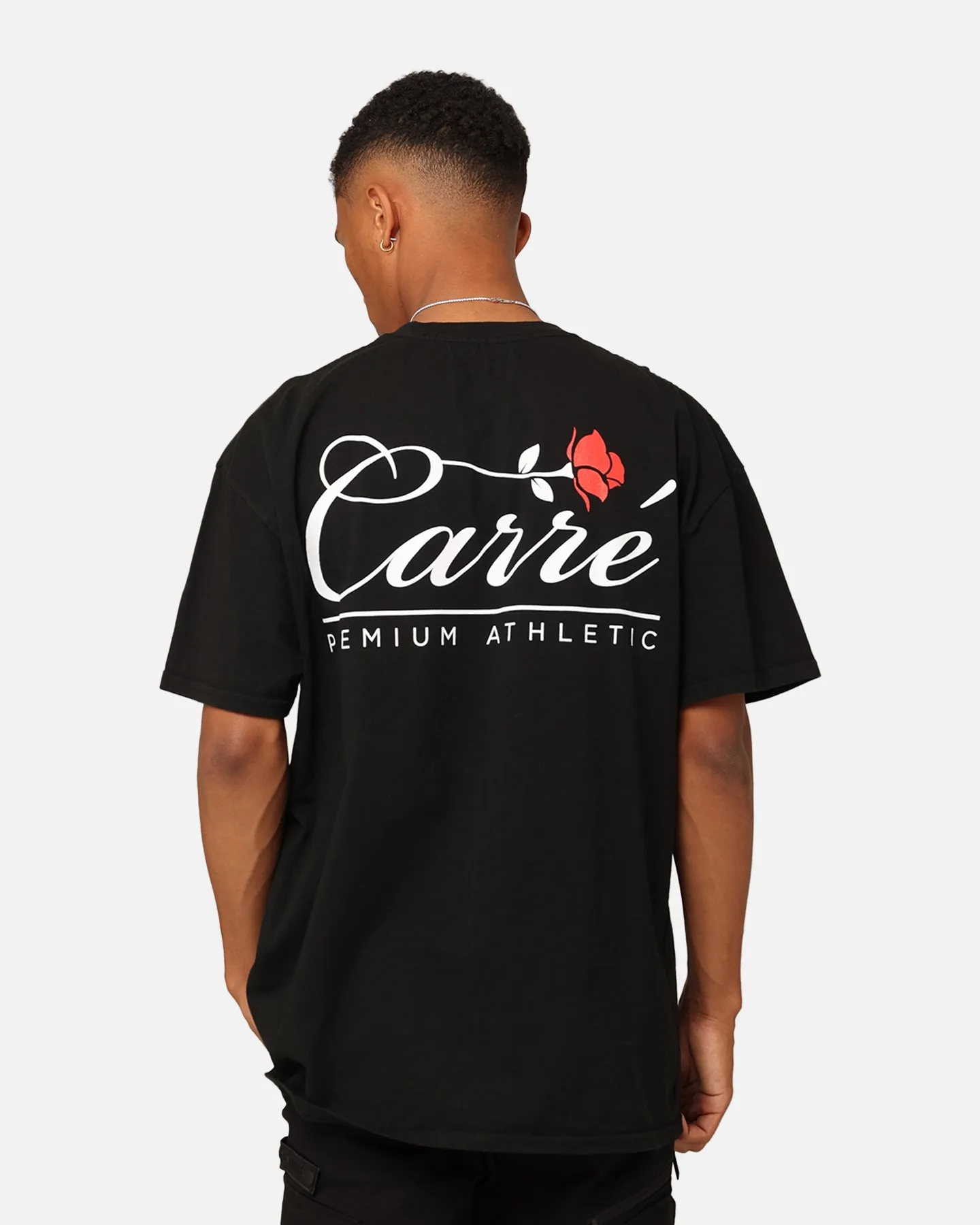 Carre Timeless Rose T-Shirt Black