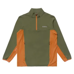 Carson Poly Quarter Zip Mid Layer Conifer - W24