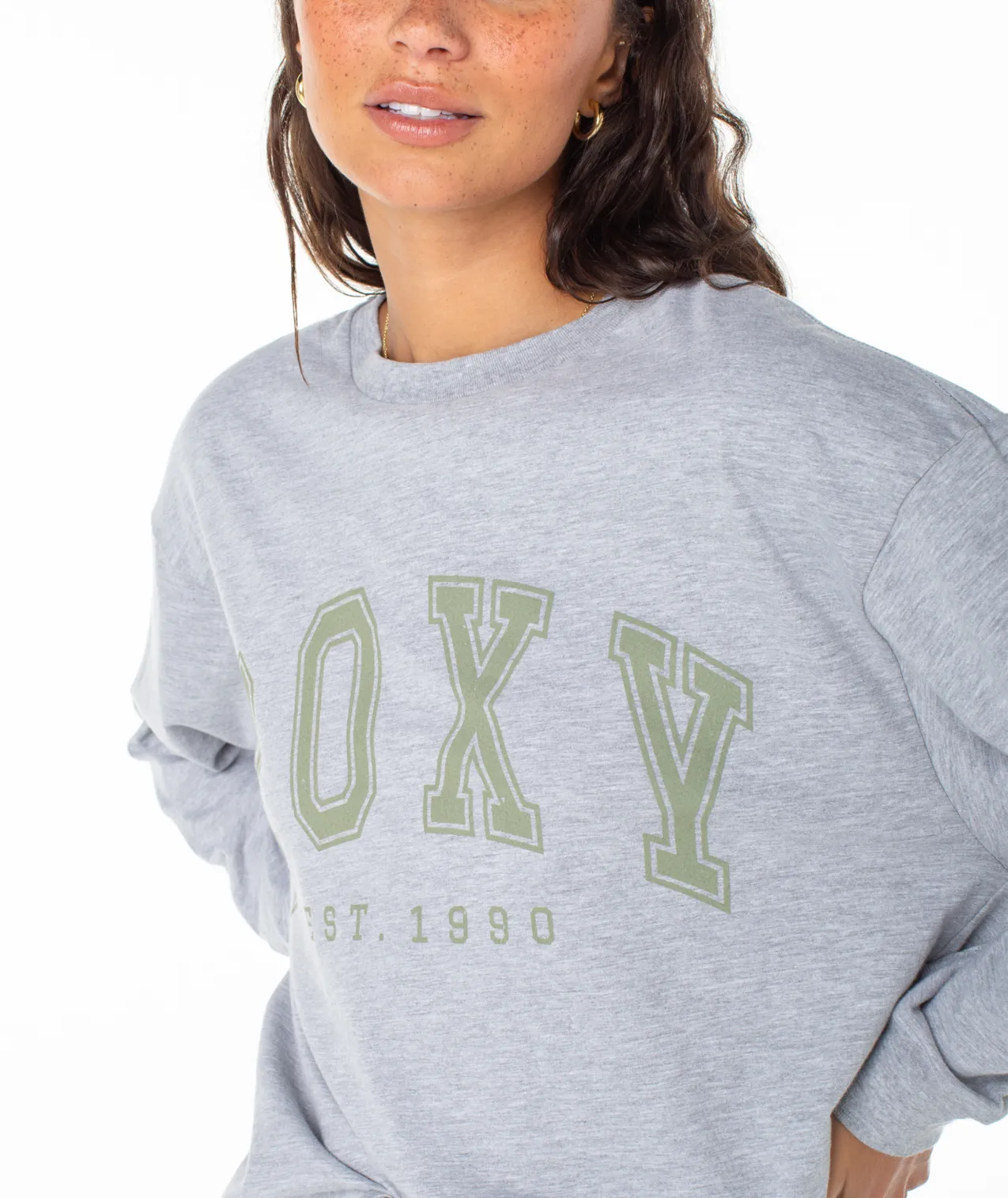 Collegiate Arch Long Sleeve T-Shirt - Heritage Heather