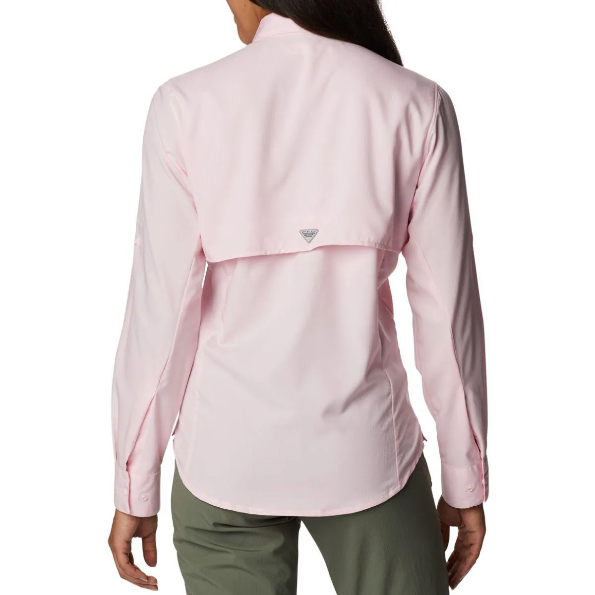 Columbia Tamiami II Long Sleeve Shirt Womens Satin Pink