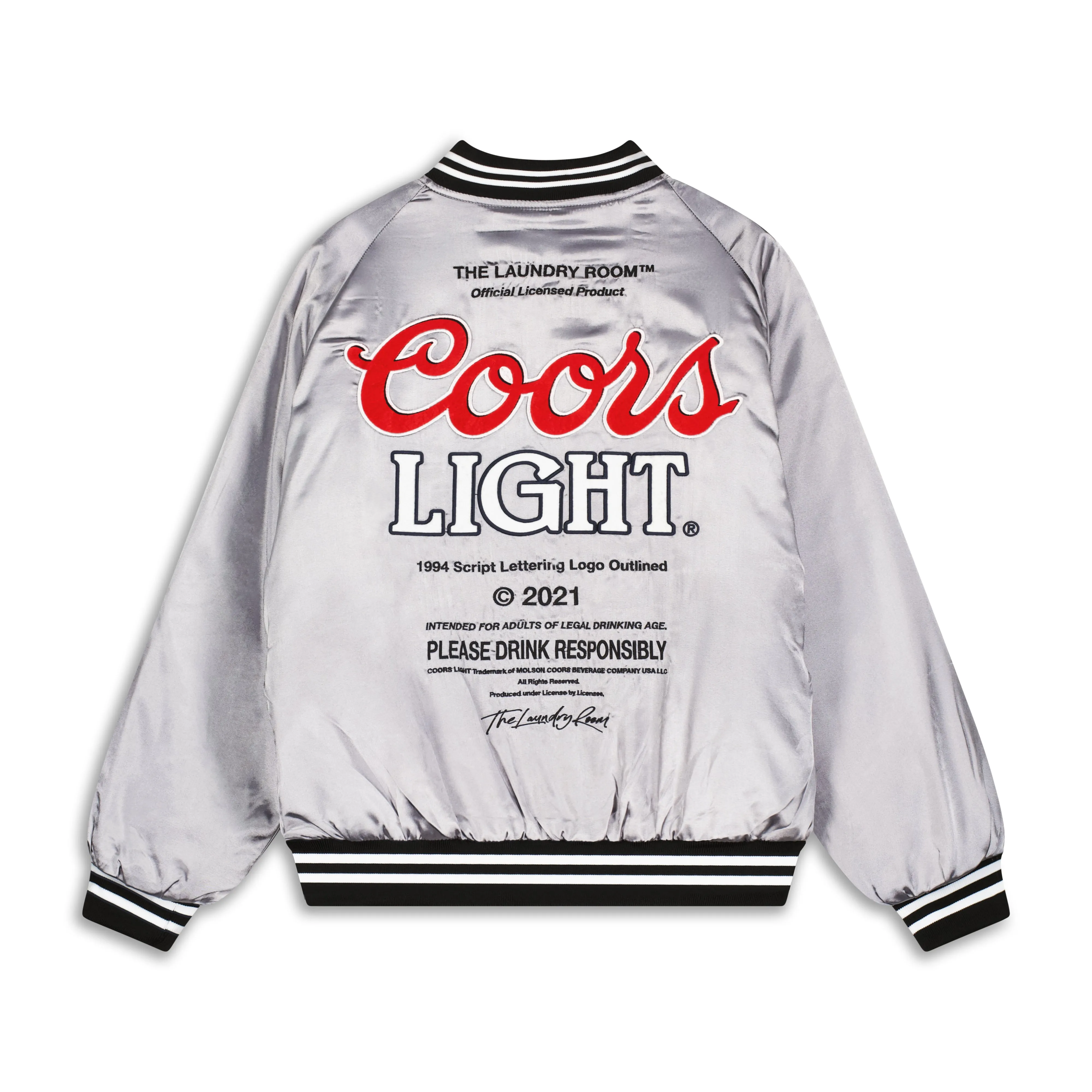 Coors Light Official Tm - Stadium Jacket - Silver