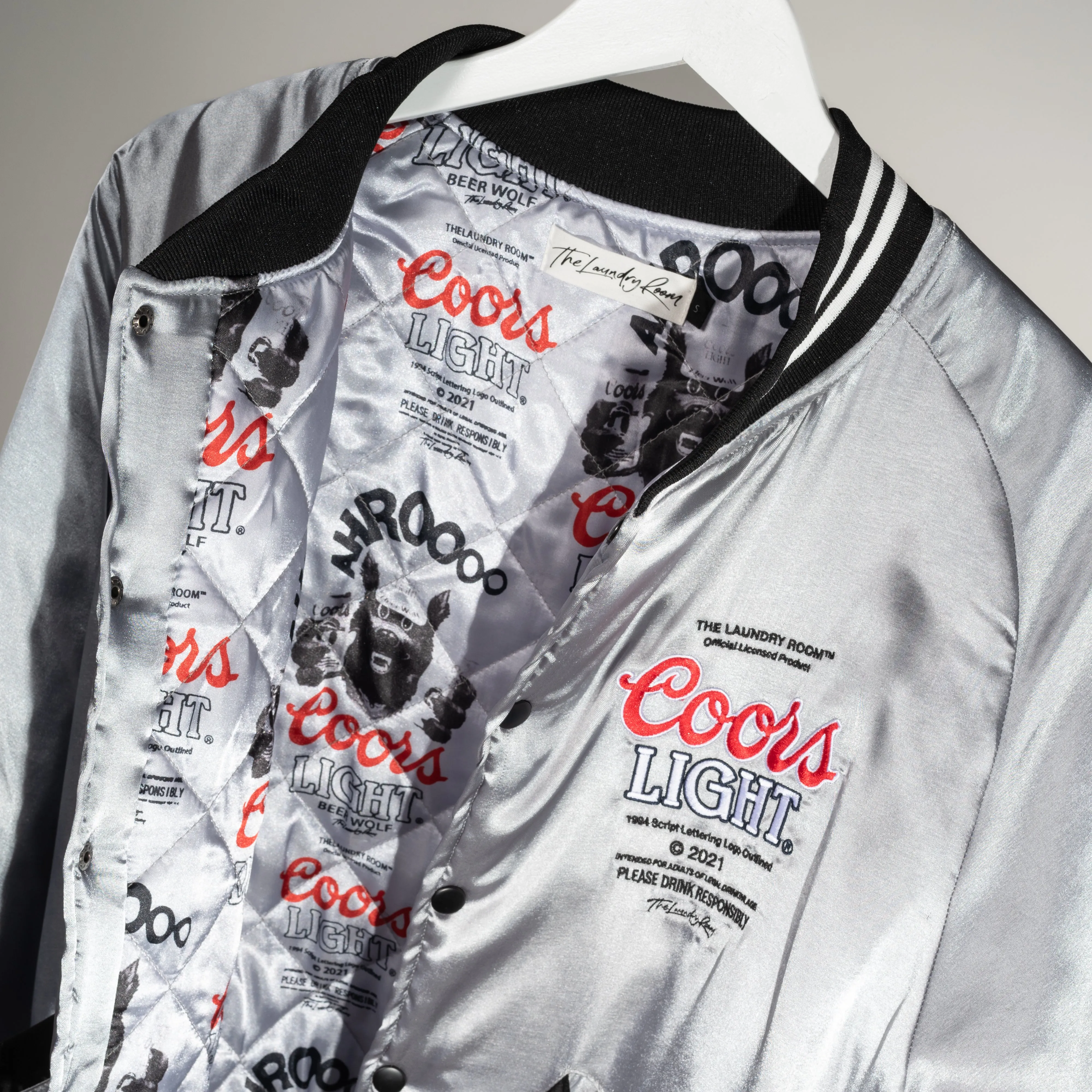 Coors Light Official Tm - Stadium Jacket - Silver