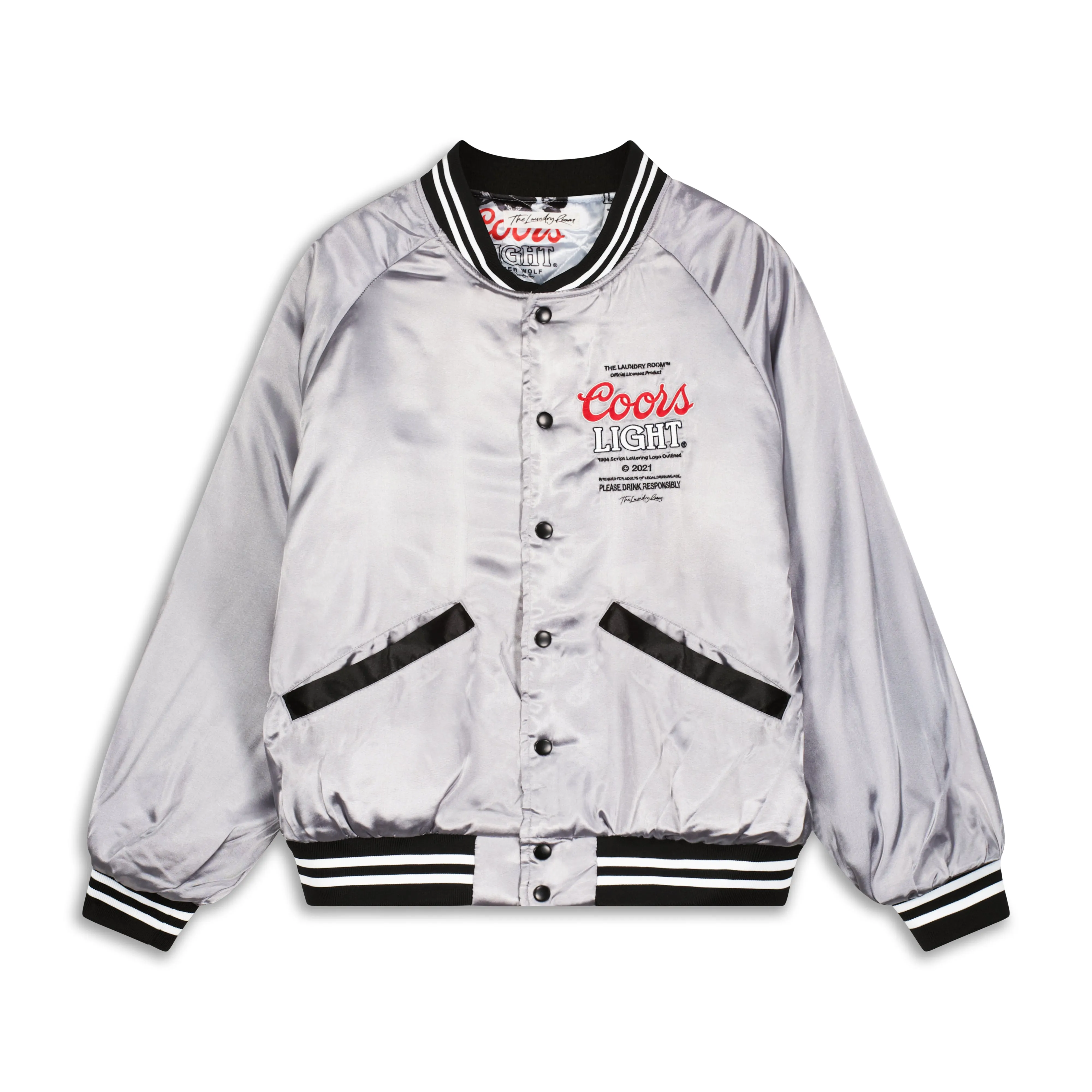 Coors Light Official Tm - Stadium Jacket - Silver