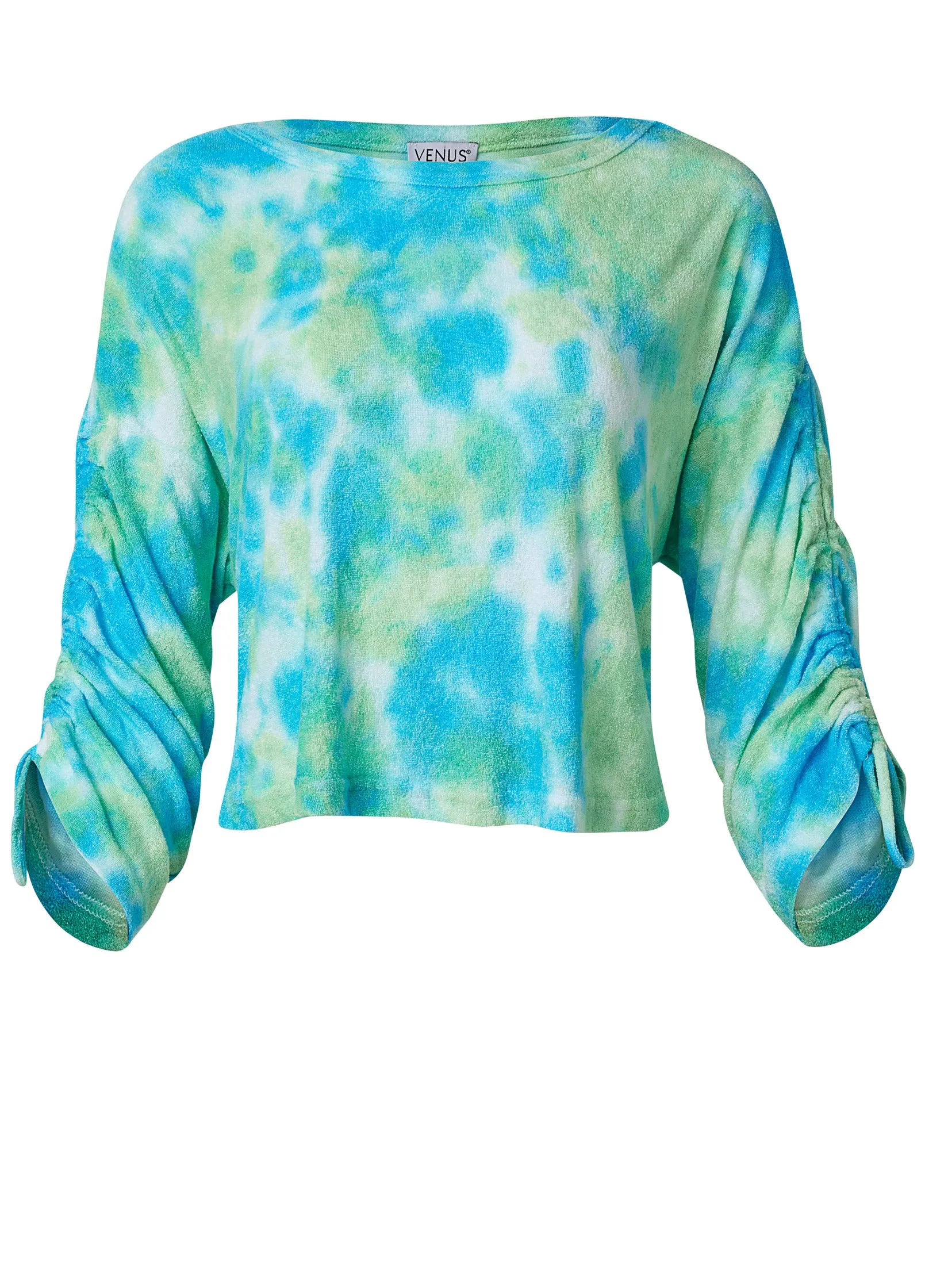 Cozy Terry Top - Tidal Wave Tie Dye