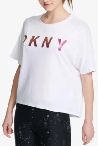 Dkny Sport Sleeveless Relaxed Logo T-Shirt