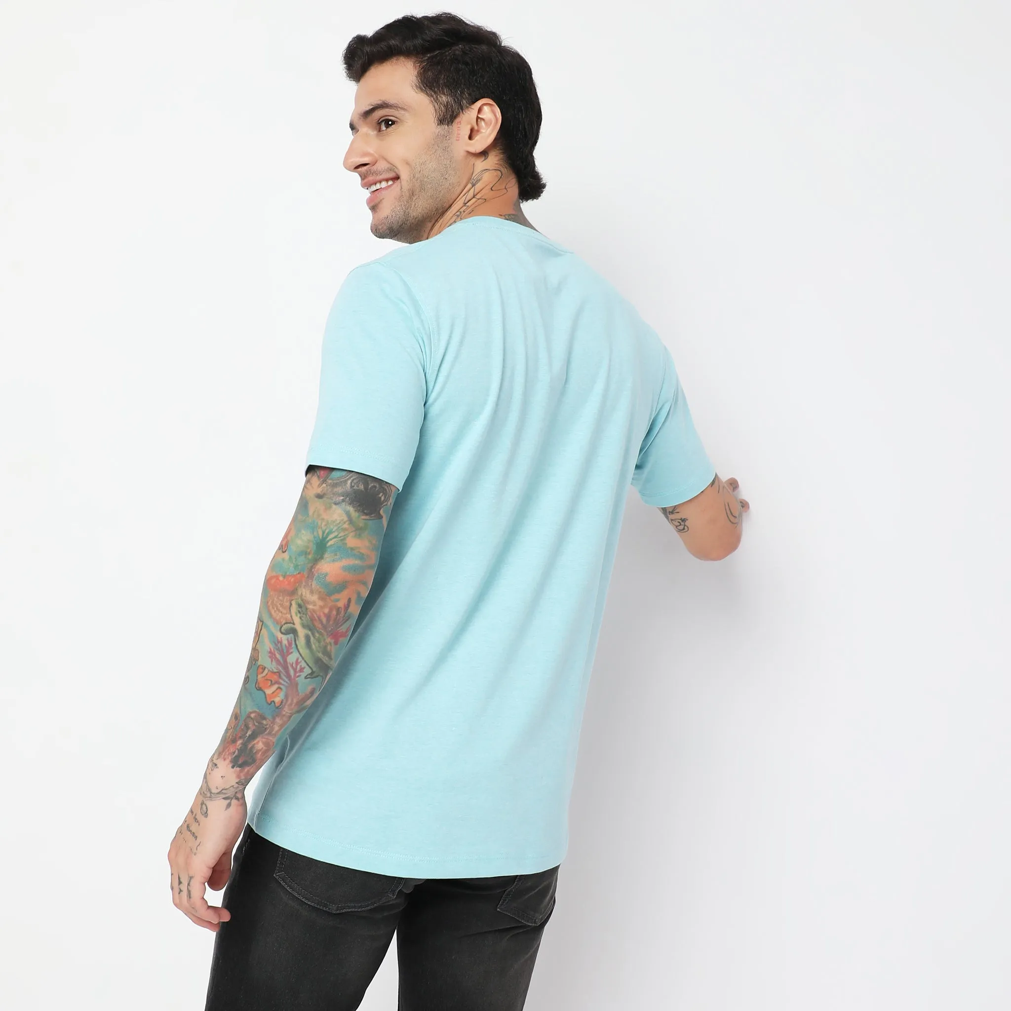 Double Dyed Crewᵘˣ Tees - Regular Fit - Must Have Essential Super Soft Handfeel & Quick Dry