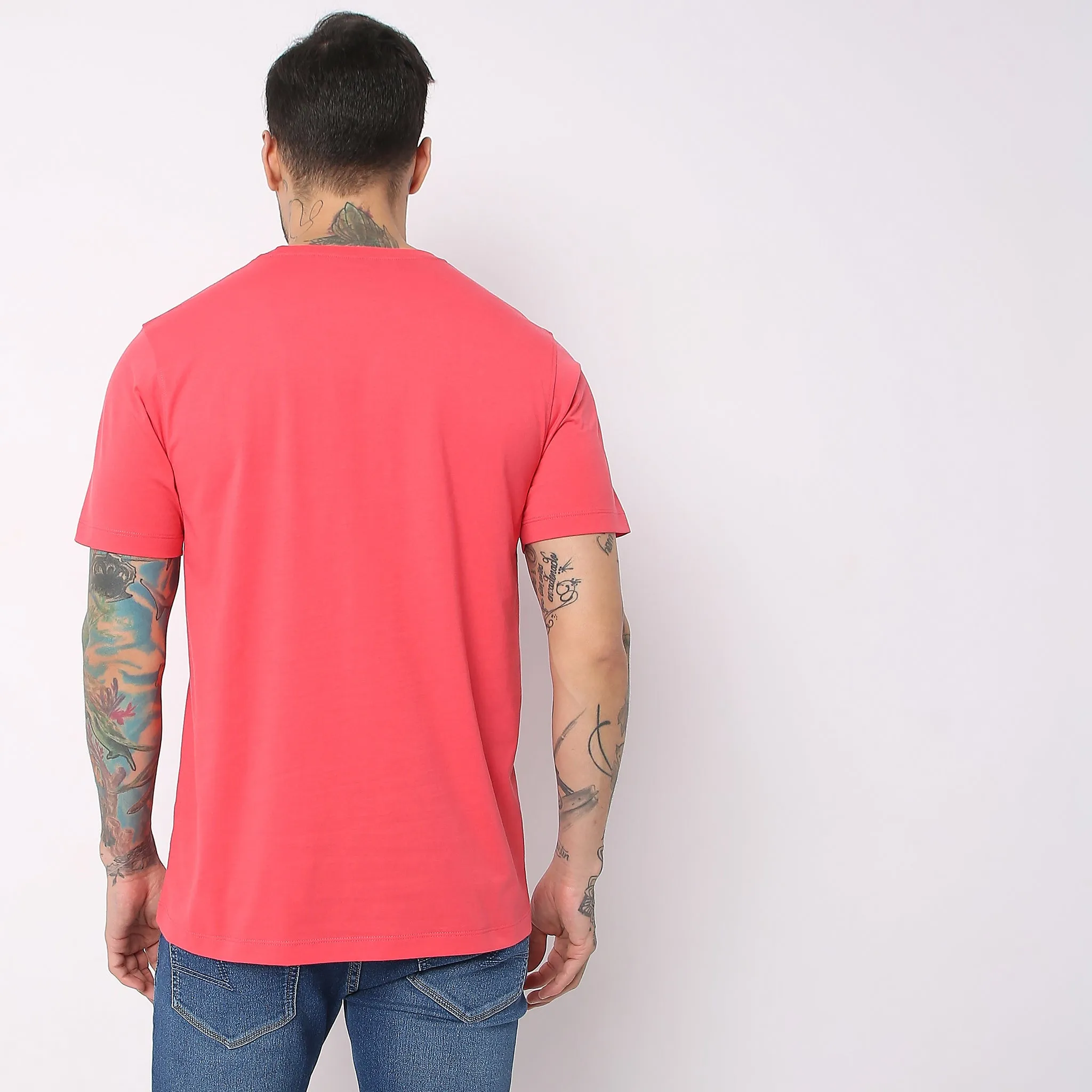 Double Dyed Crewᵘˣ Tees - Regular Fit - Must Have Essential Super Soft Handfeel & Quick Dry