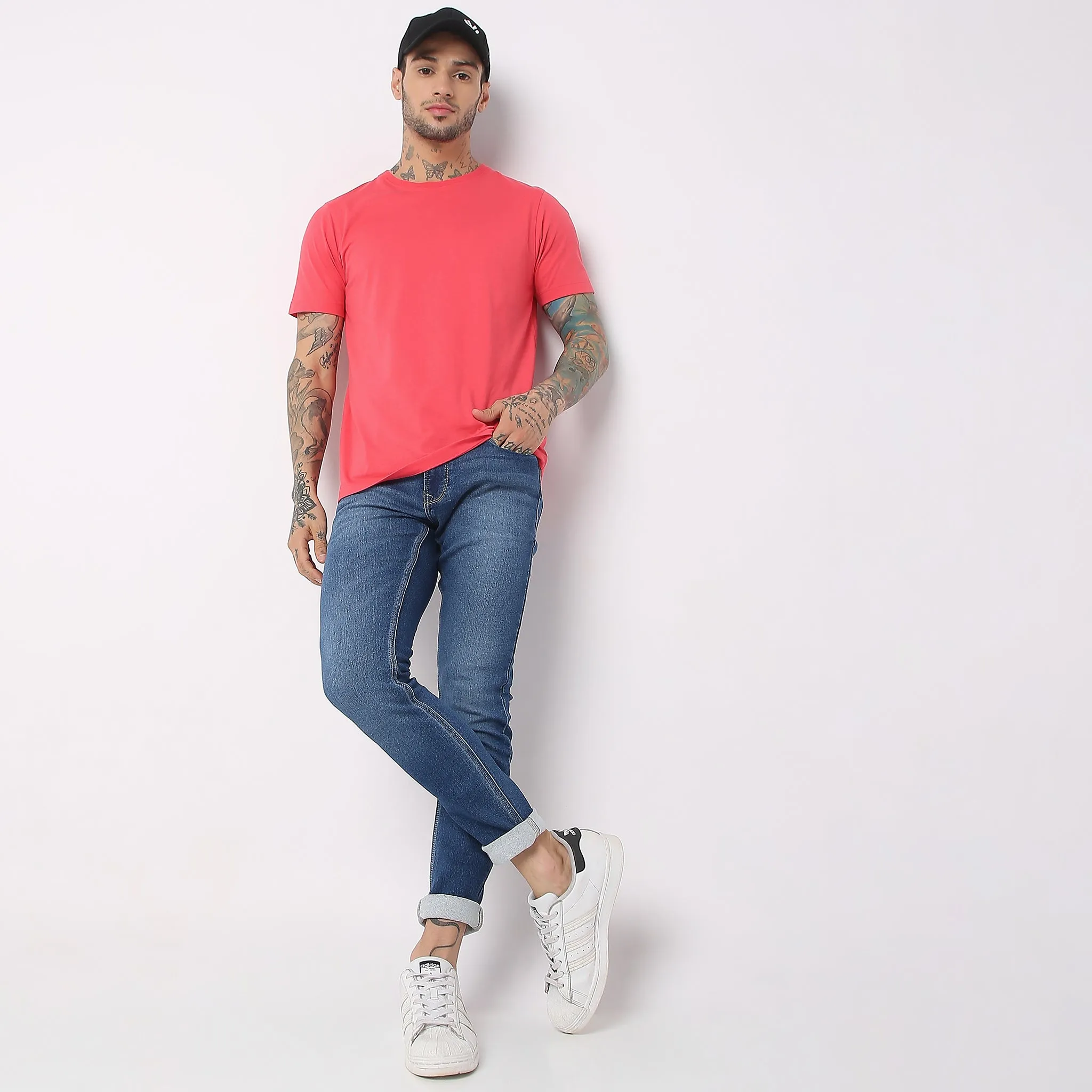 Double Dyed Crewᵘˣ Tees - Regular Fit - Must Have Essential Super Soft Handfeel & Quick Dry