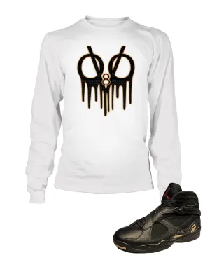 Drake Tribute Graphic T Shirt to Match Retro Air Jordan 8 OVO Shoe