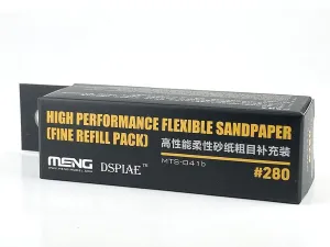 DSPIAE x MENG MT-041b High Performance Fexible Sandpaper (Fine Refill Pack) #280