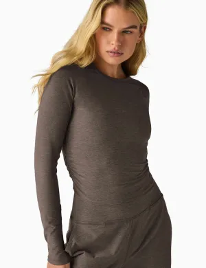 Featherweight Your Fit Long Sleeve Top - Soft Umber Heather