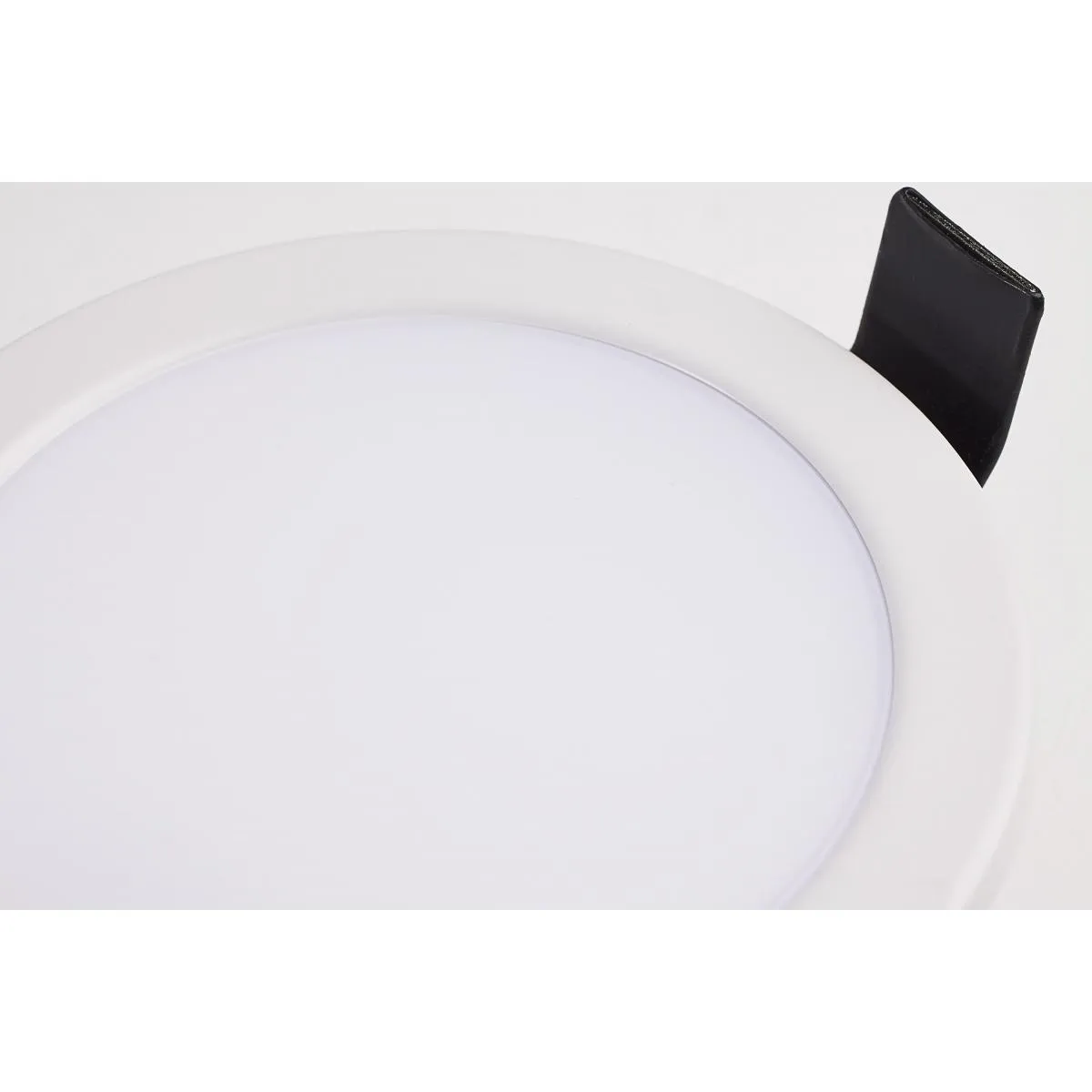 Fire Rated 4 Inch Canless LED Recessed Light, 800 Lumens, Selectable CCT, Flat Trim, 120-277V