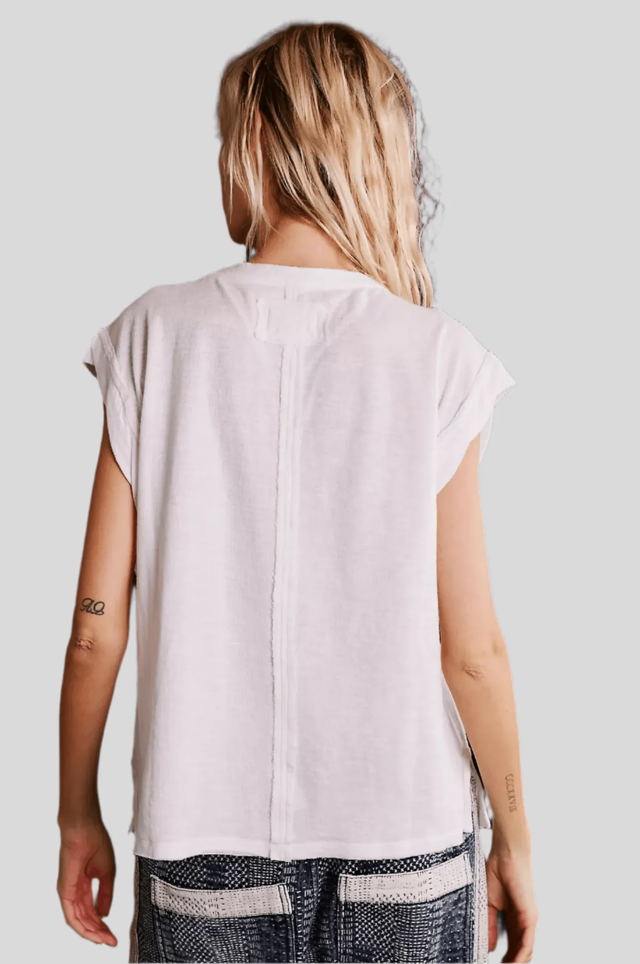 Free People Our Time Tee Ivory