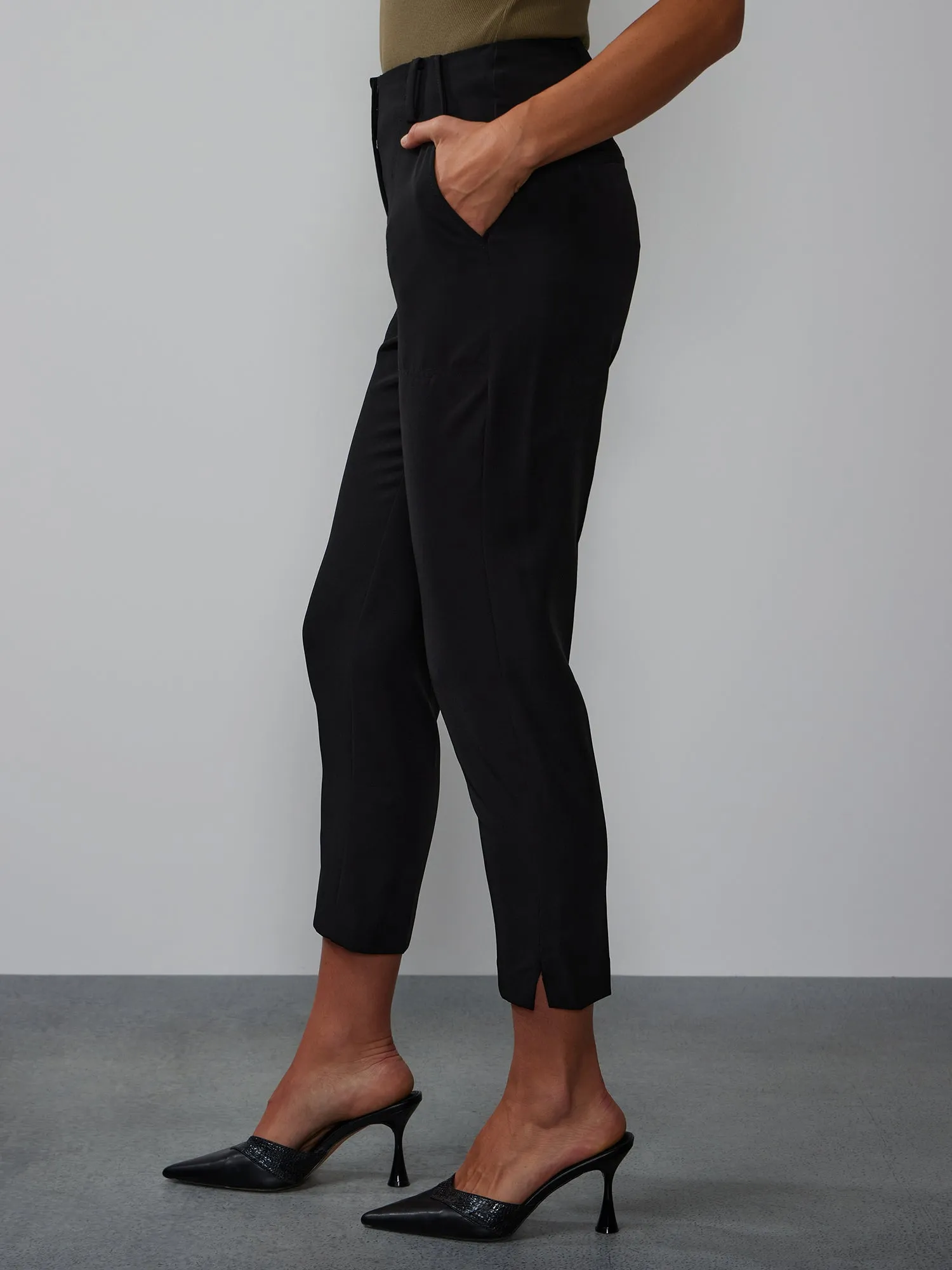 High Waist Ankle Pant