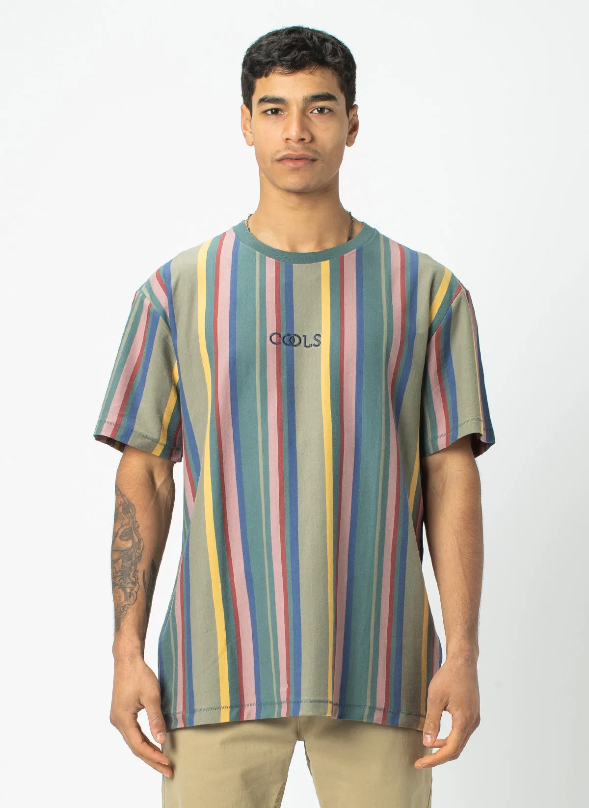 Homie Tee Heritage Vert Stripe