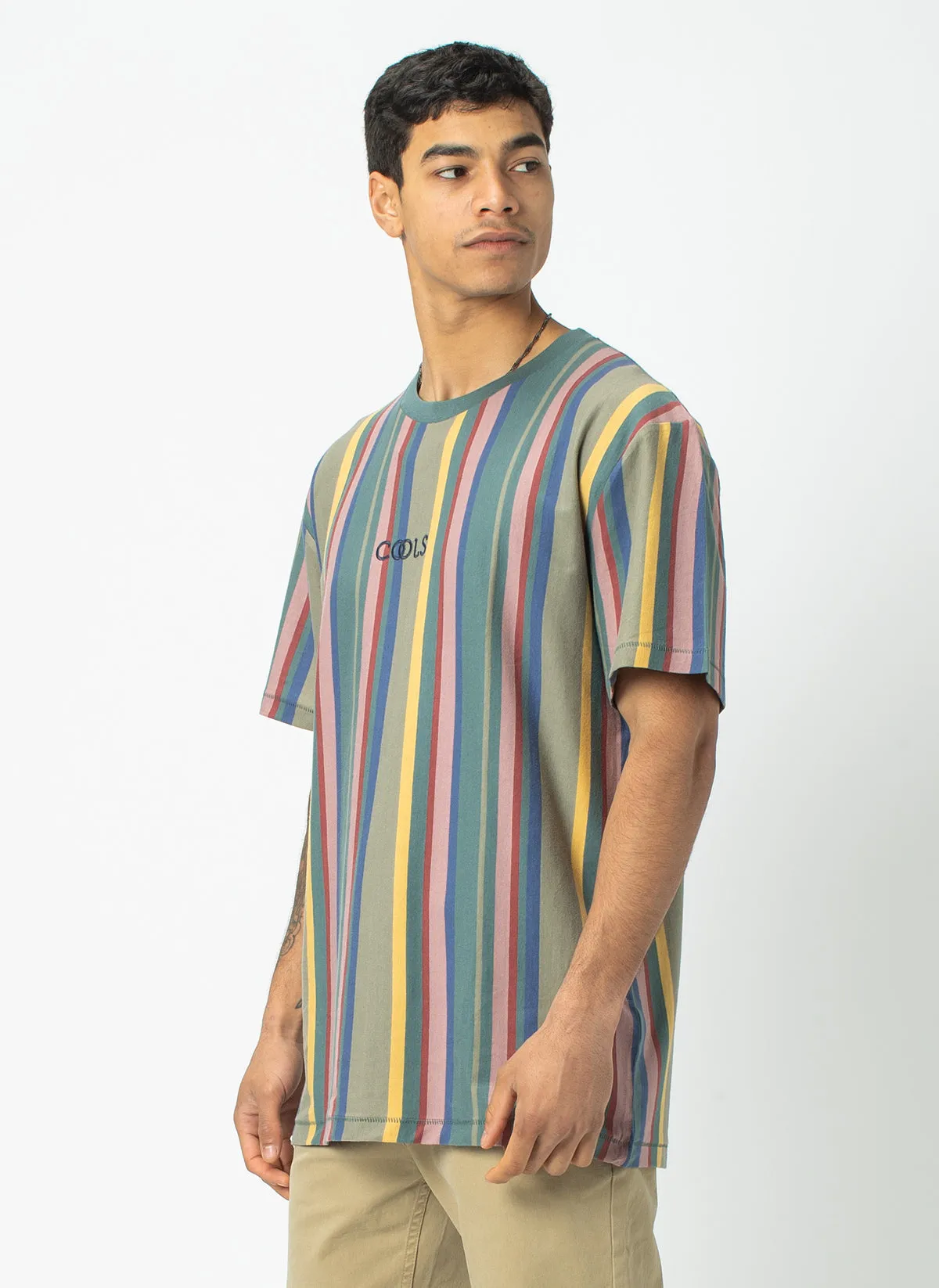 Homie Tee Heritage Vert Stripe