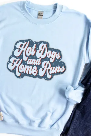 Hot Dogs And Home Runs Ecosmart Crewneck Sweatshirt