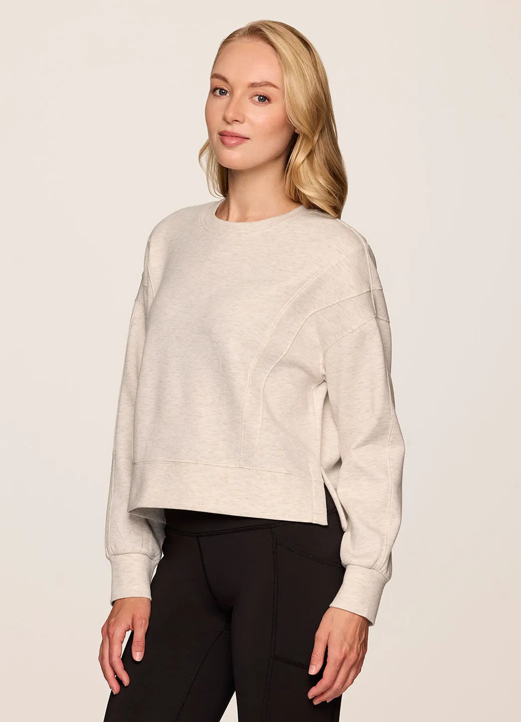 In The Studio Cropped Pullover