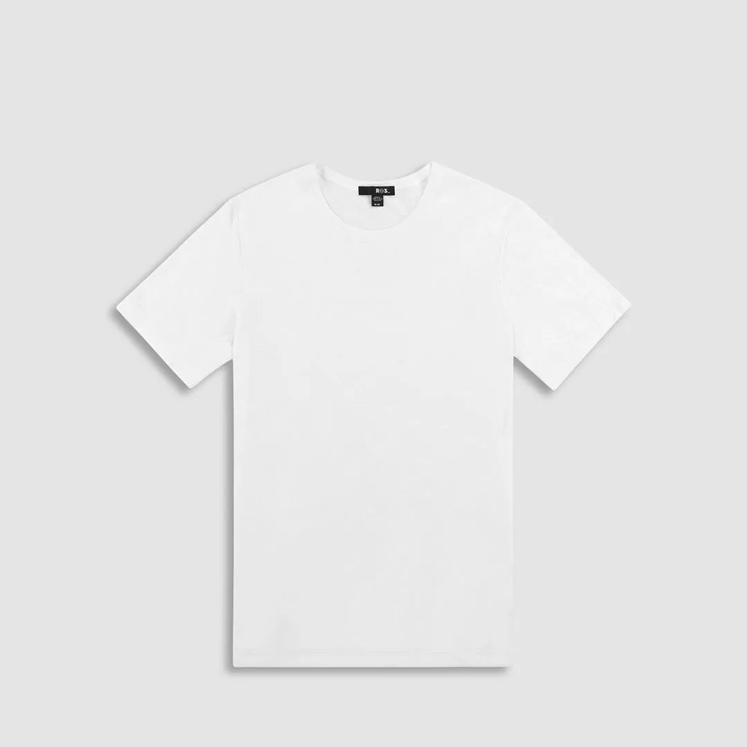 Jersey Crew Neck T-Shirt White