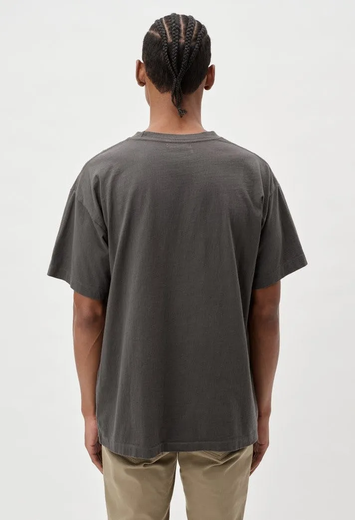 John Elliott University Tee in Charcoal