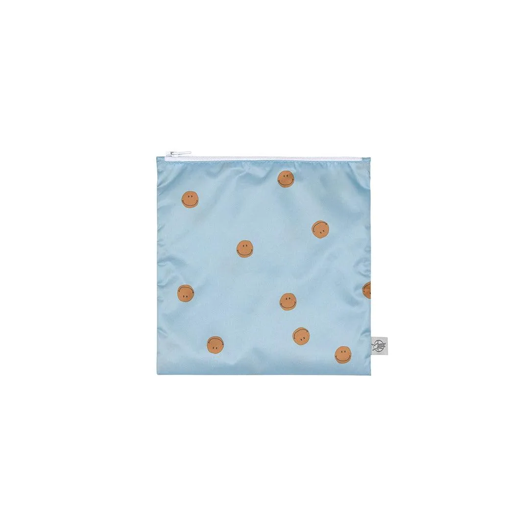 Lassig Snack Bag - Happy Rascals - Smile Sky Blue