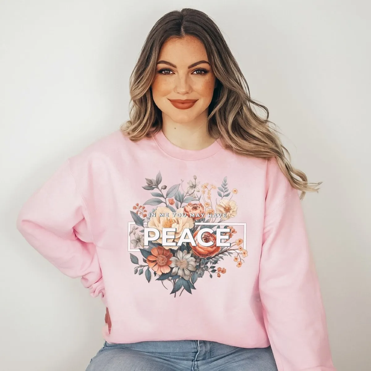 May You Have Peace Wholesale Crew Sweatshirt