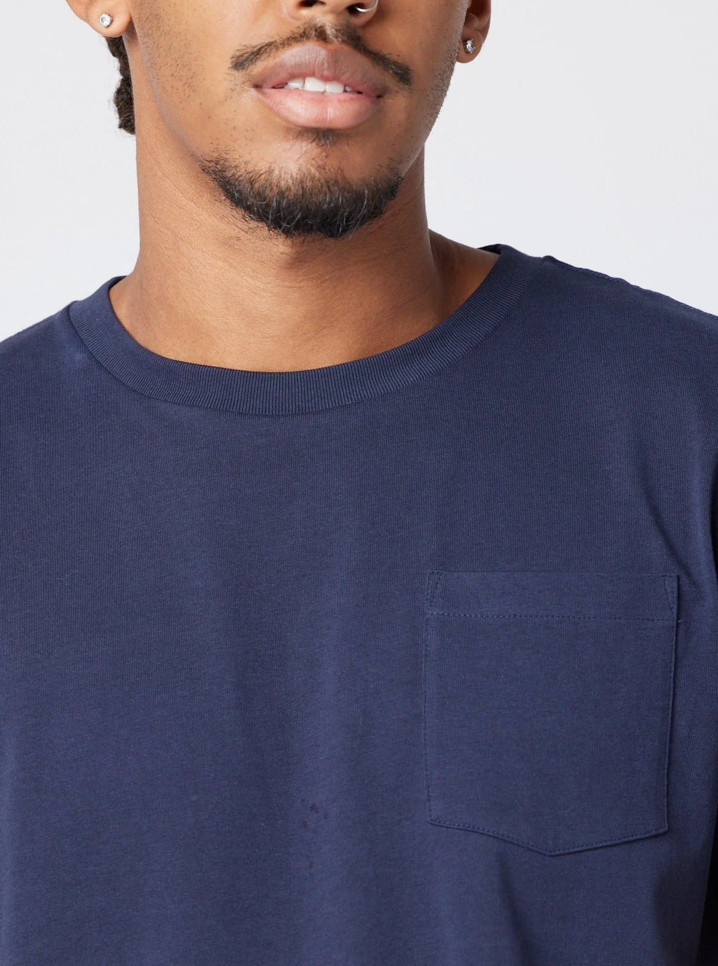 Men's Heavyweight Pocket Tee - Midnight