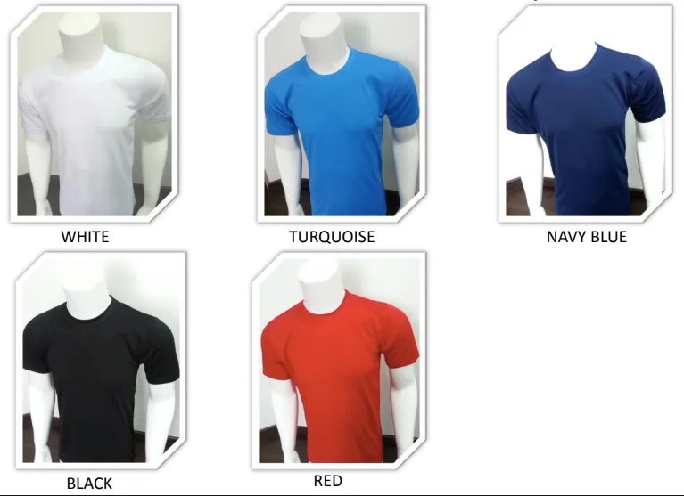 Mesh DRI FIT CREW NECK TEE COLOURS -