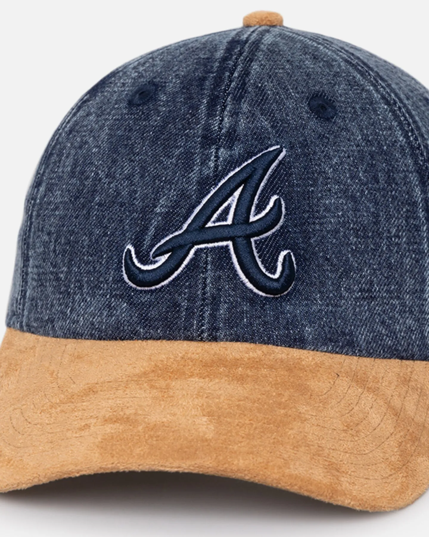 New Era Atlanta Braves 'Denim Shades' Casual Classic Strapback Denim/Wheat