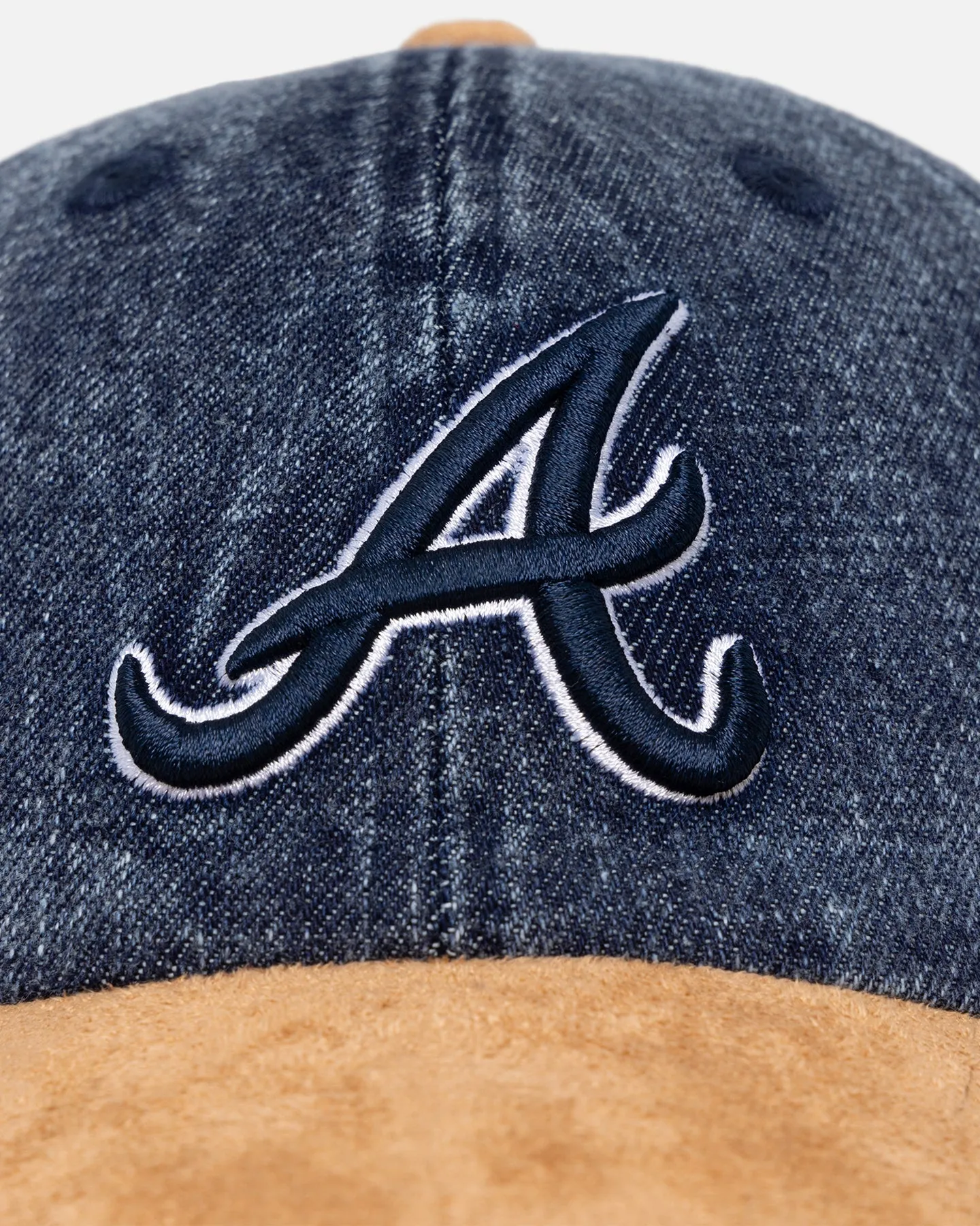 New Era Atlanta Braves 'Denim Shades' Casual Classic Strapback Denim/Wheat