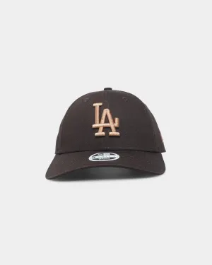 New Era Women's Los Angeles Dodgers 9FORTY Casual Classic Strapback Walnut