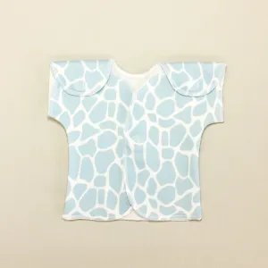 NICU Friendly T-Shirt Giraffe Blue