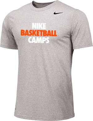 Nike Basketball Camps Short Sleeve Dri-Fit Shooter Shirt - Carbon Heather