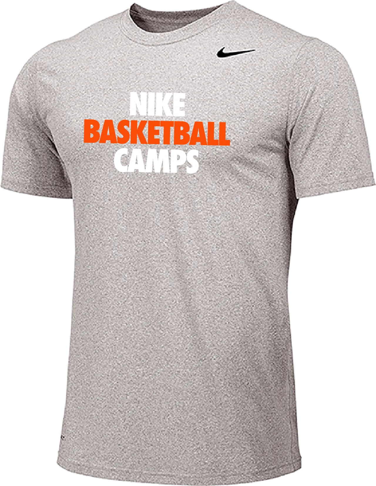 Nike Basketball Camps Short Sleeve Dri-Fit Shooter Shirt - Carbon Heather